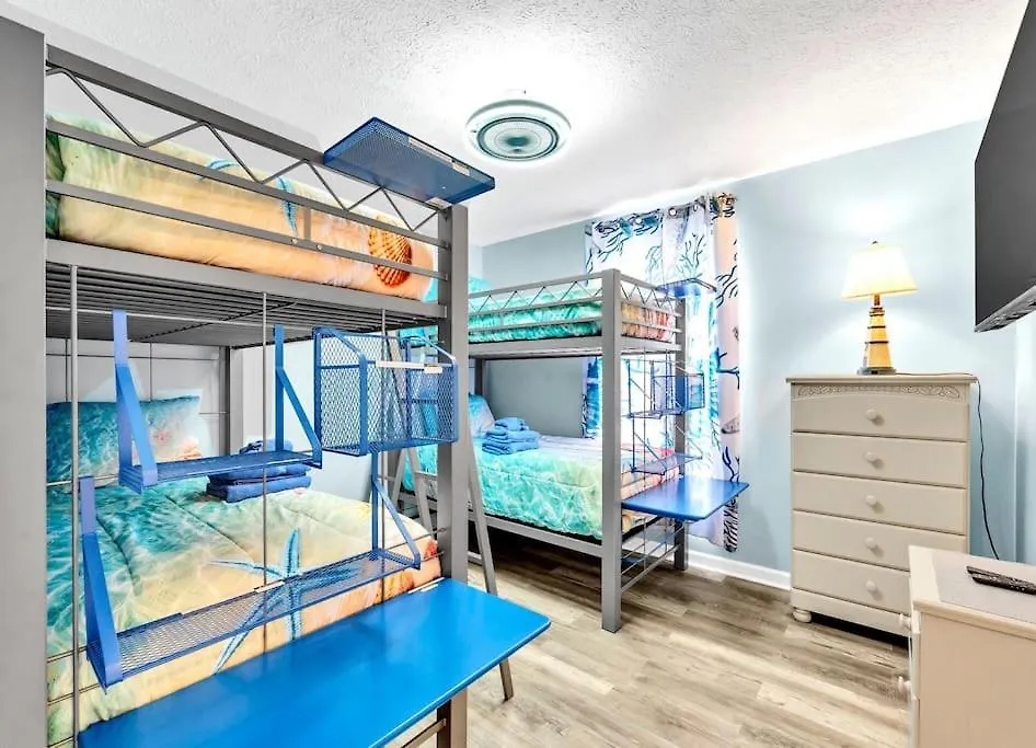 Walk 2 2Pools & Beach Front Back Covered Area Kids Rm Panama City Beach 0*,