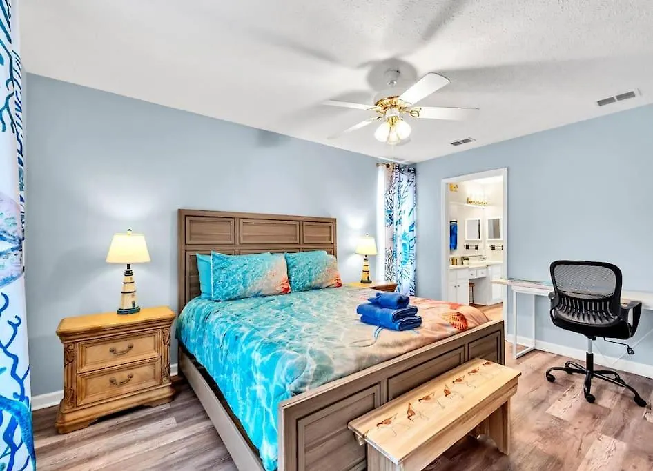 Walk 2 2Pools & Beach Front Back Covered Area Kids Rm Panama City Beach 0*,  United States
